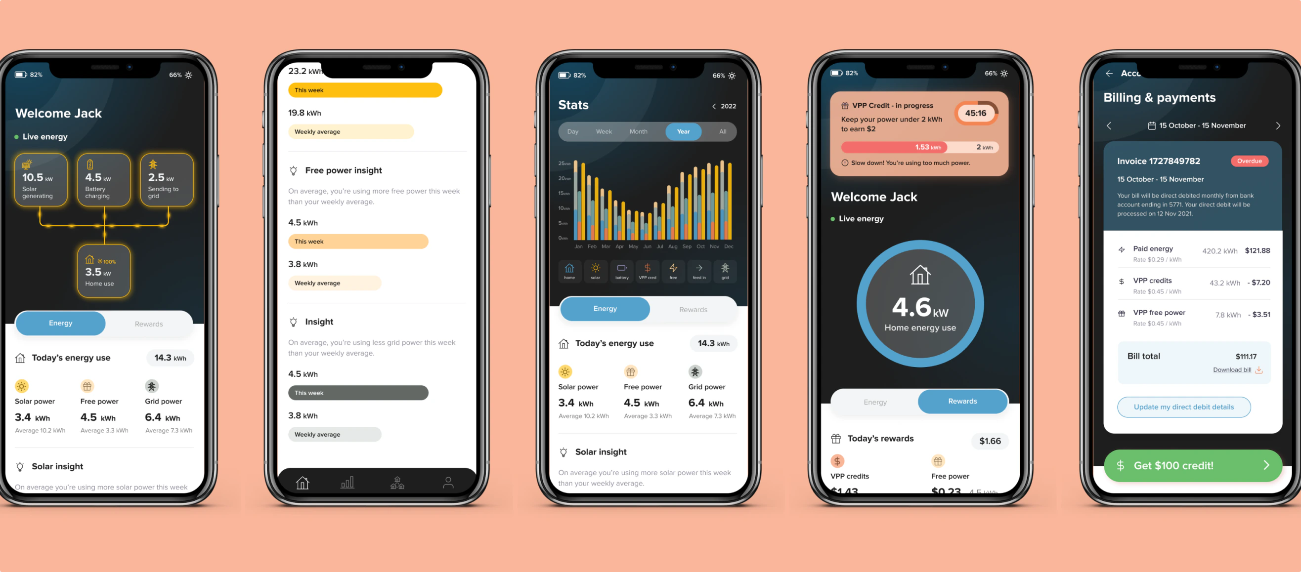 Final ShineHub mobile application screens.